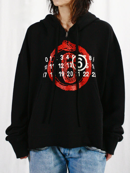MM⑥ Maison Margiela / Year of the Snake(蛇年)スウェットシャツ / BLACK / S62GU0136-M25014
