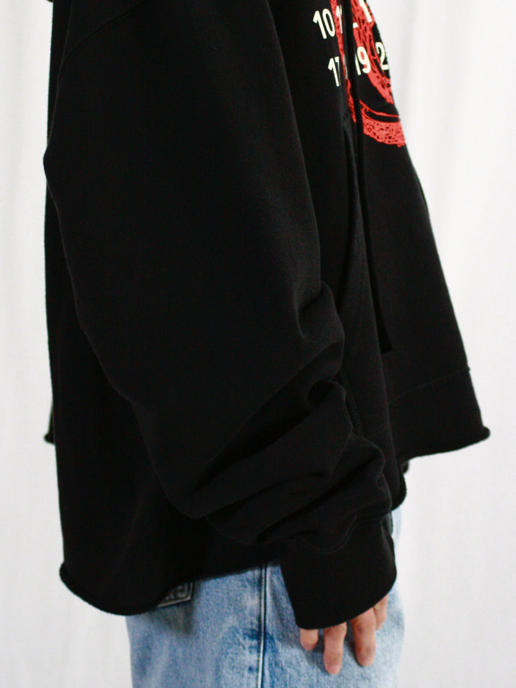 MM⑥ Maison Margiela / Year of the Snake(蛇年)スウェットシャツ / BLACK / S62GU0136-M25014