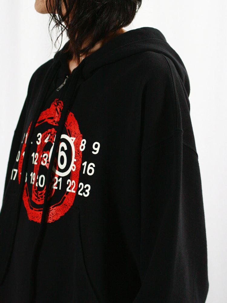 MM⑥ Maison Margiela / Year of the Snake(蛇年)スウェットシャツ / BLACK / S62GU0136-M25014