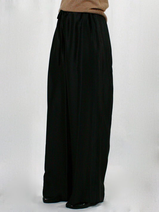 BLAMINK / インティメイト シルクドロストパンツ / BLACK / 7939-230-0012