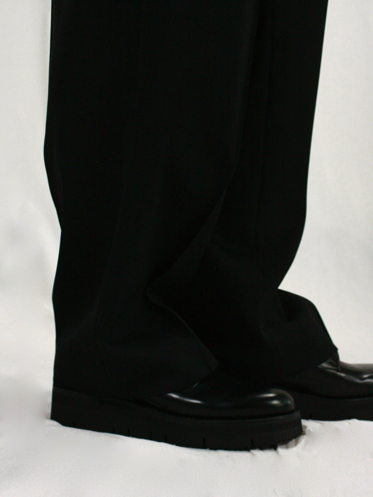 AURALEE / LIGHT WOOL MAX GABARDINE SLACKS / BLACK / A25SP05MG