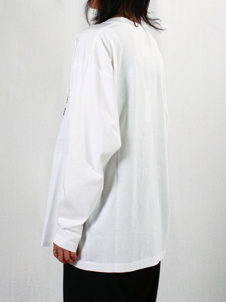MM⑥ Maison Margiela / Year of the Snake LONG SLEEVE TEE / WHITE / S62GD0197S24312101
