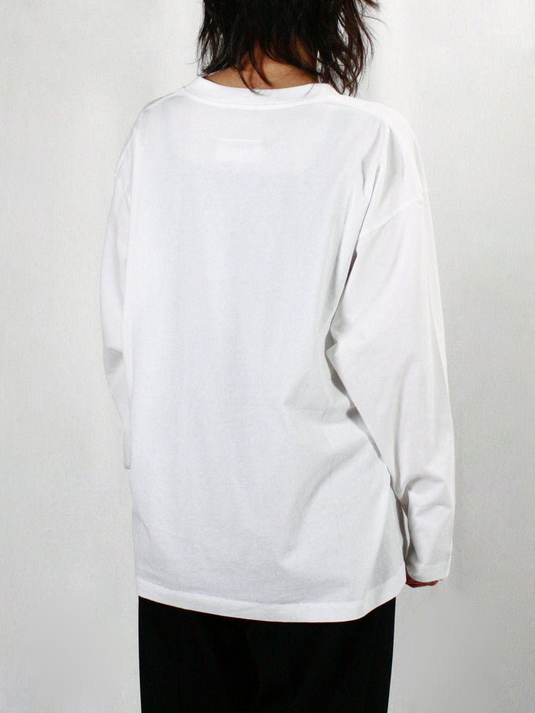 MM⑥ Maison Margiela / Year of the Snake LONG SLEEVE TEE / WHITE / S62GD0197S24312101
