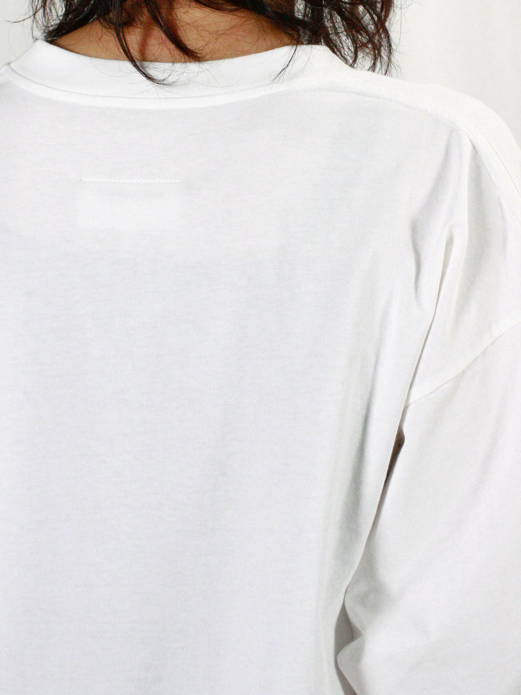 MM⑥ Maison Margiela / Year of the Snake LONG SLEEVE TEE / WHITE / S62GD0197S24312101