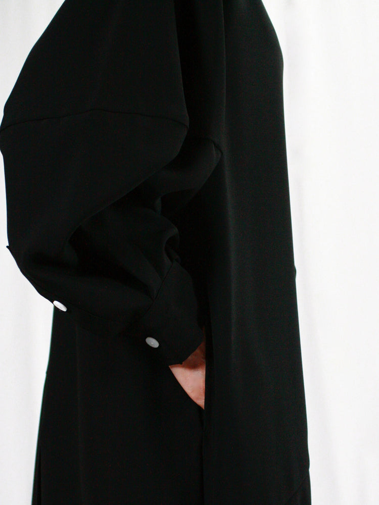 ENFÖLD / SHIRT DRESS / BLACK / 300IS233-0581