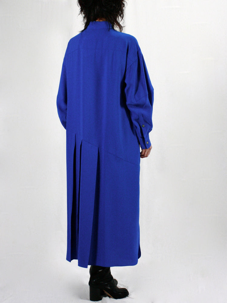 ENFÖLD / SHIRT DRESS / BLUE / 300IS233-0581
