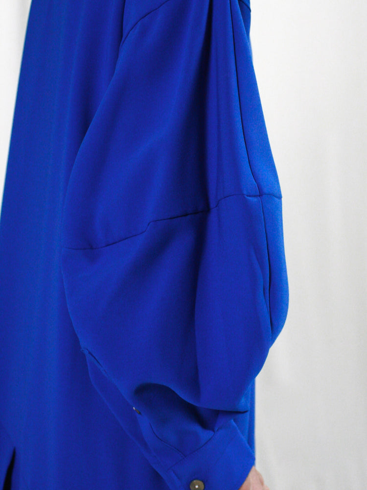 ENFÖLD / SHIRT DRESS / BLUE / 300IS233-0581