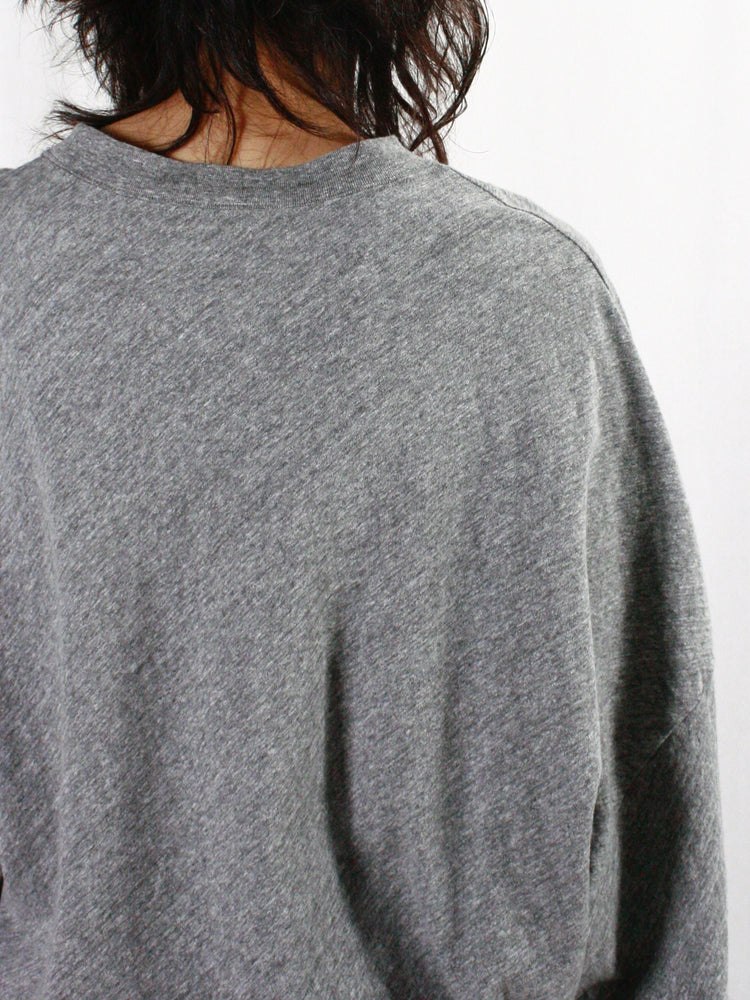 INSCRIRE / Long Sleeve Raffi Jersey Asymmetry / gray / I25SSCUT2
