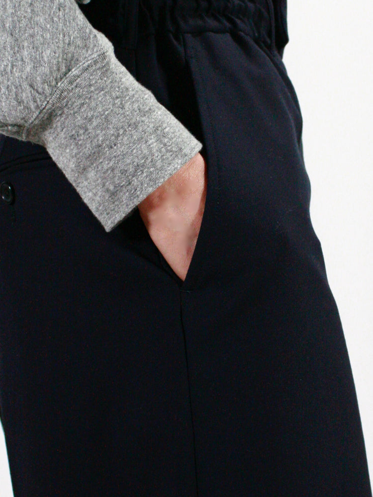 INSCRIRE / Wool Easy Shorts / navy / I25SSPT162