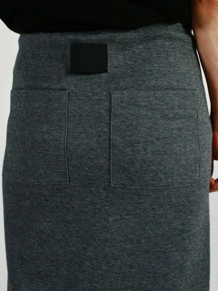 COGTHEBIGSMOKE / FIA SKIRT / CHARCOAL / 1531257009
