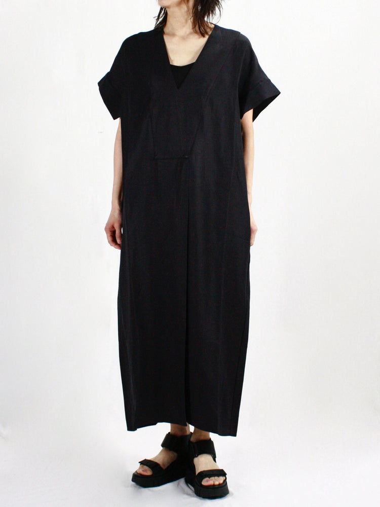 STUDIO NICHOLSON / CIRCE LINEN DRESS / DARKEST NAVY