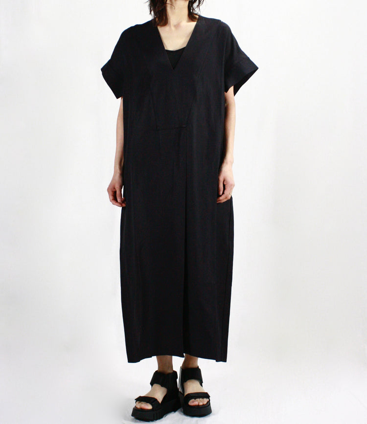 STUDIO NICHOLSON / CIRCE LINEN DRESS / DARKEST NAVY