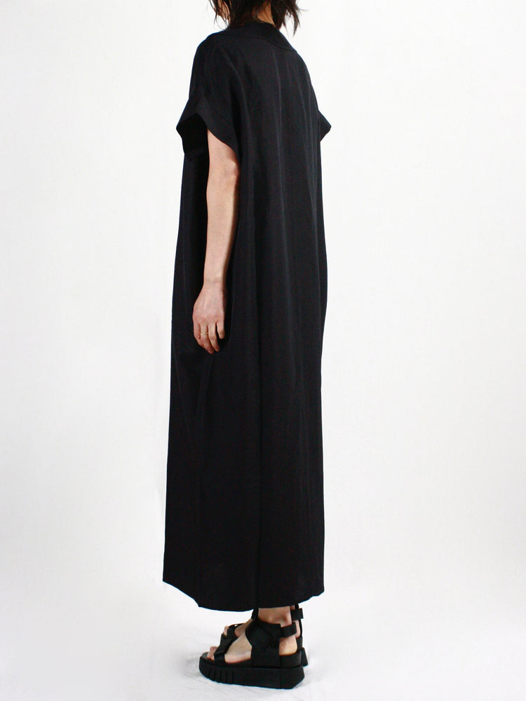 STUDIO NICHOLSON / CIRCE LINEN DRESS / DARKEST NAVY