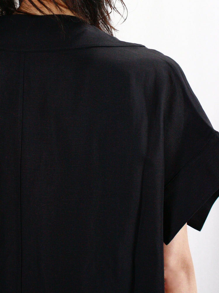 STUDIO NICHOLSON / CIRCE LINEN DRESS / DARKEST NAVY