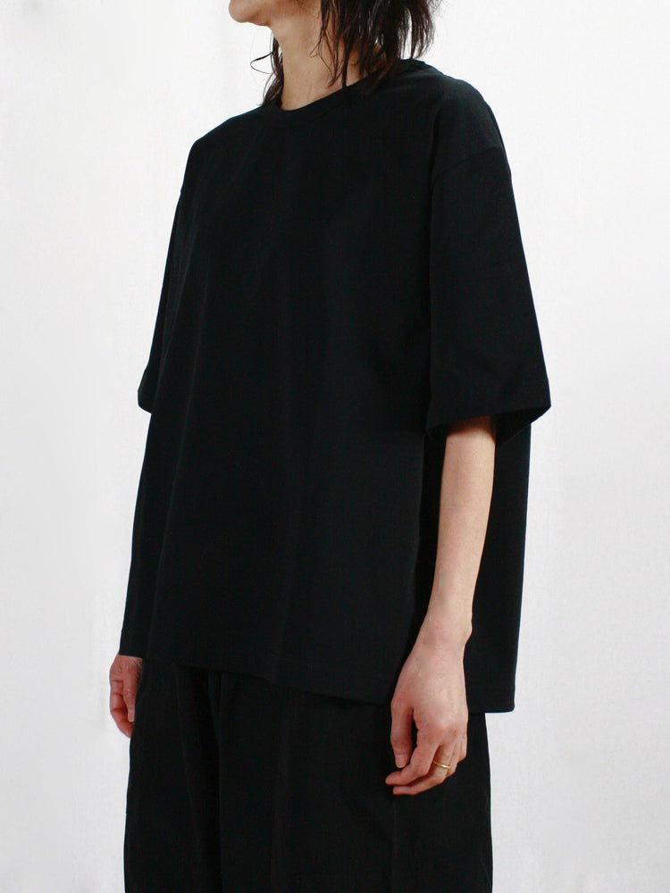 STUDIO NICHOLSON / LEE T-SHIRT / BLACK