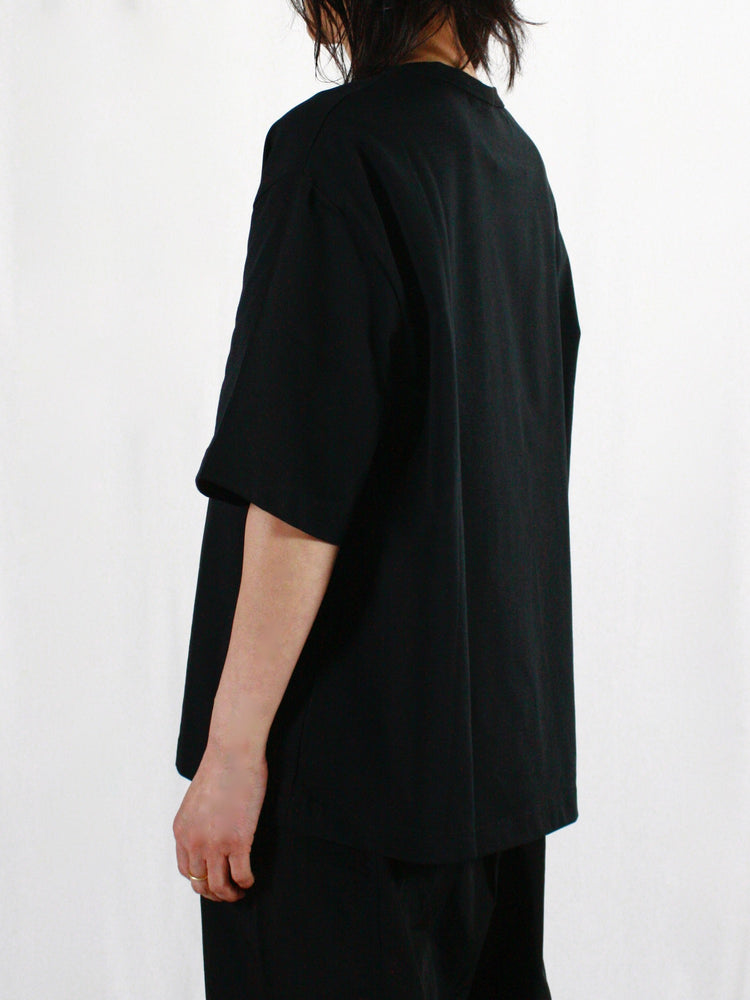 STUDIO NICHOLSON / LEE T-SHIRT / BLACK