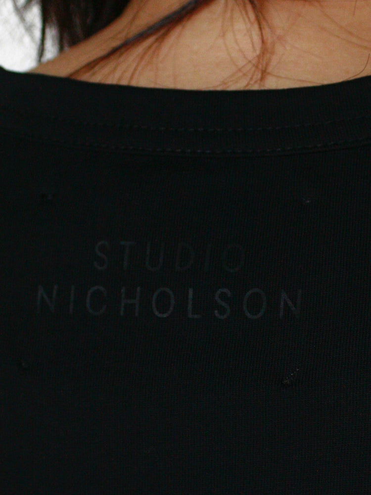 STUDIO NICHOLSON / LEE T-SHIRT / BLACK