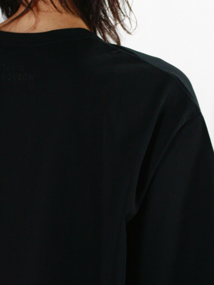 STUDIO NICHOLSON / LEE T-SHIRT / BLACK