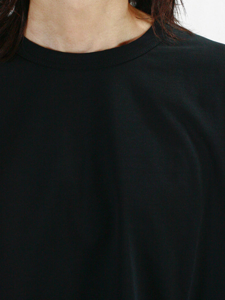 STUDIO NICHOLSON / LOOP LONG SLEEVE T-SHIRT / BLACK