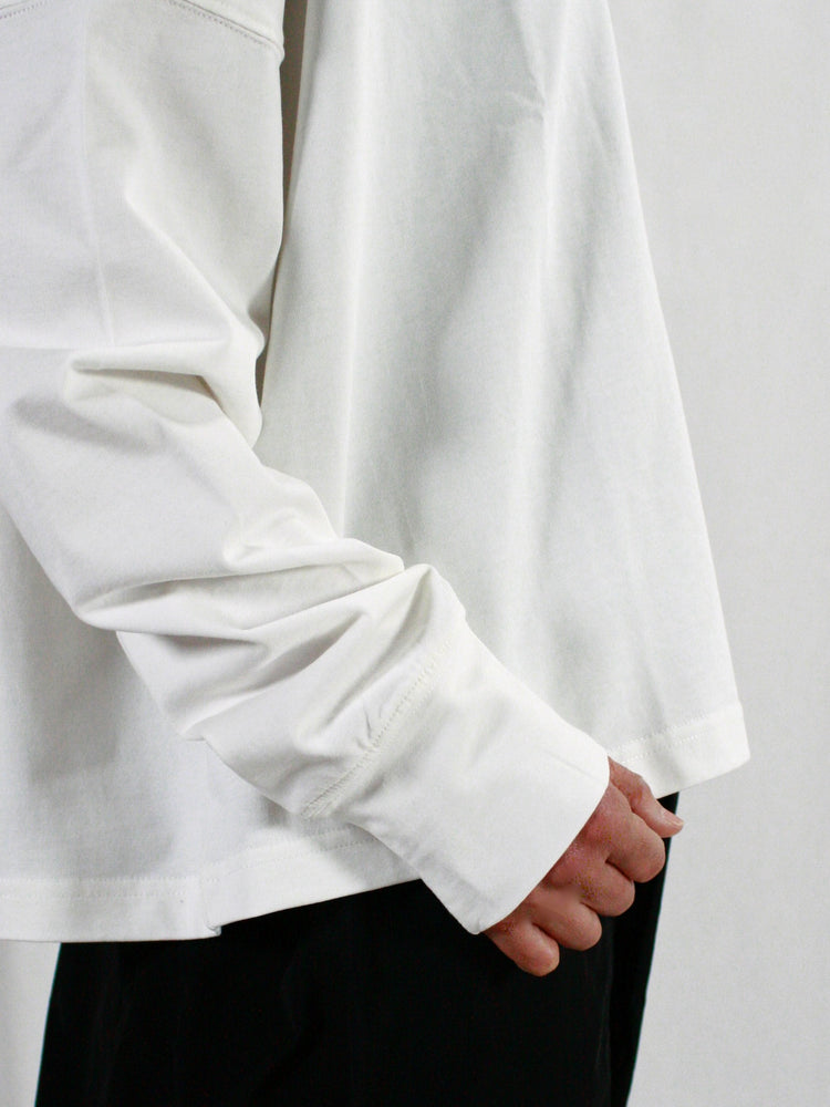 STUDIO NICHOLSON / LOOP LONG SLEEVE T-SHIRT / OPTIC WHITE