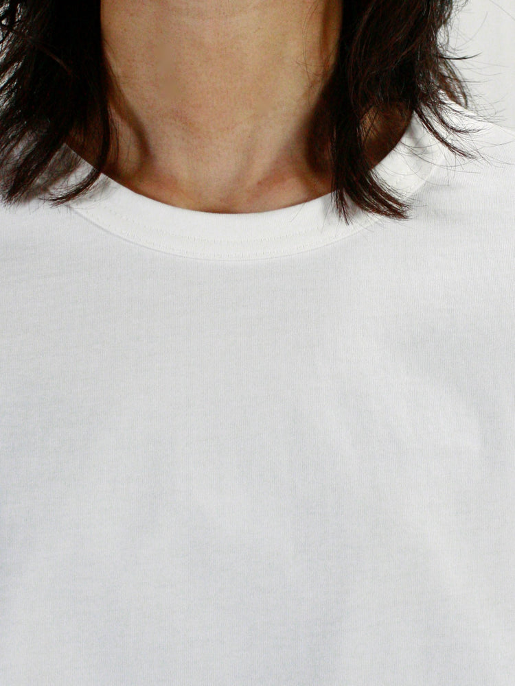 STUDIO NICHOLSON / LOOP LONG SLEEVE T-SHIRT / OPTIC WHITE