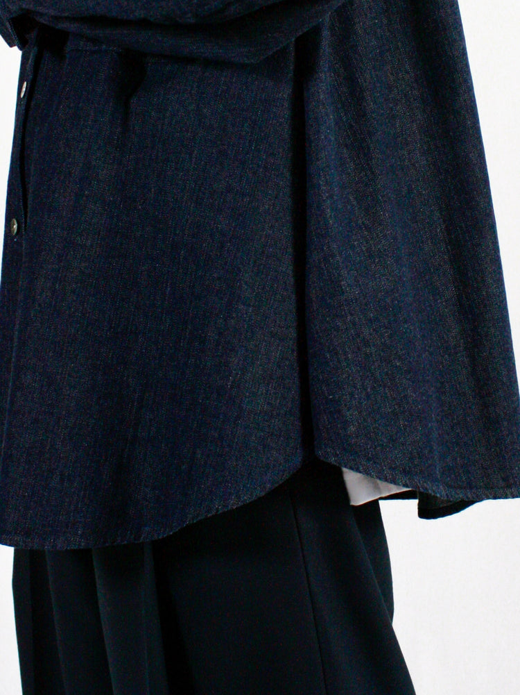 någonstans / asymmetry round shirt / Space / 470IS830-1051