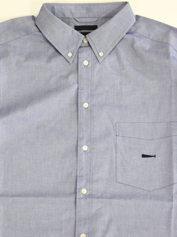 DESCENDANT / KENNEDY'S OXFORD SS SHIRT / BLUE / 251TQDS-SHM04