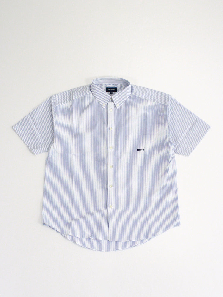 DESCENDANT / KENNEDY'S OXFORD SS STRIPE SHIRT / BLUE / 251CPDS-SHM06