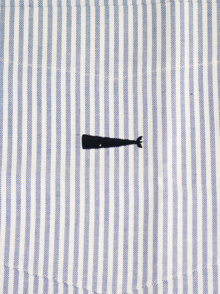 DESCENDANT / KENNEDY'S OXFORD SS STRIPE SHIRT / BLUE / 251CPDS-SHM06