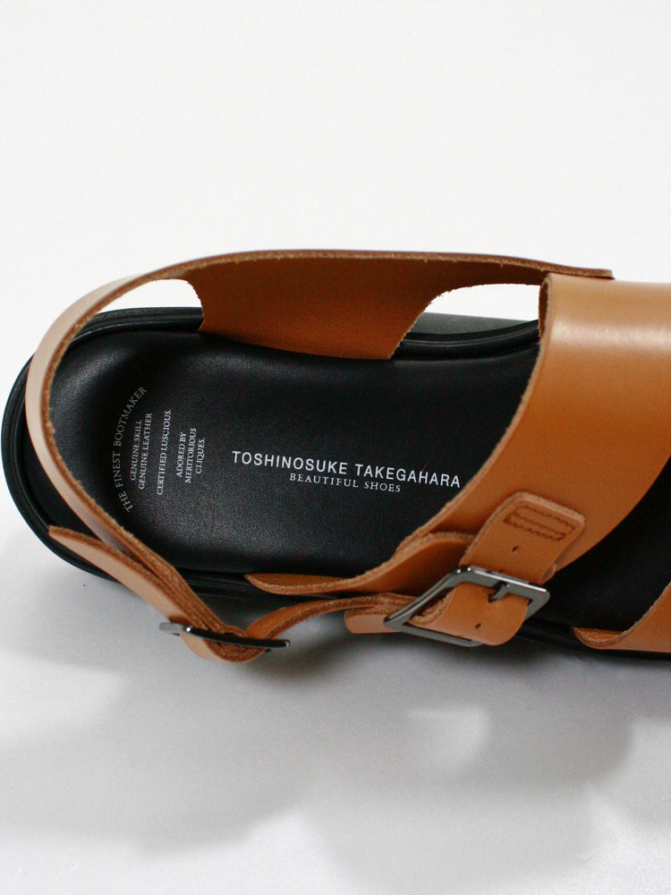 beautiful shoes / S.S. BELT SANDALS / CAMEL / BSS2512002