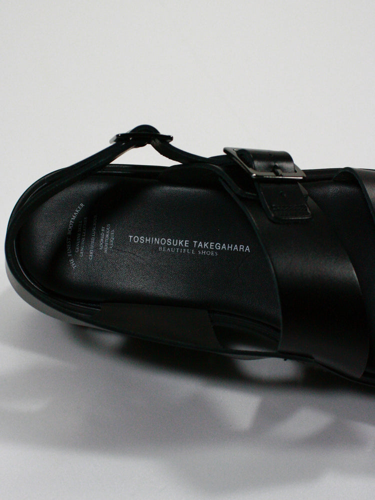 beautiful shoes / S.S. BELT SANDALS / BLACK / BSS2512002