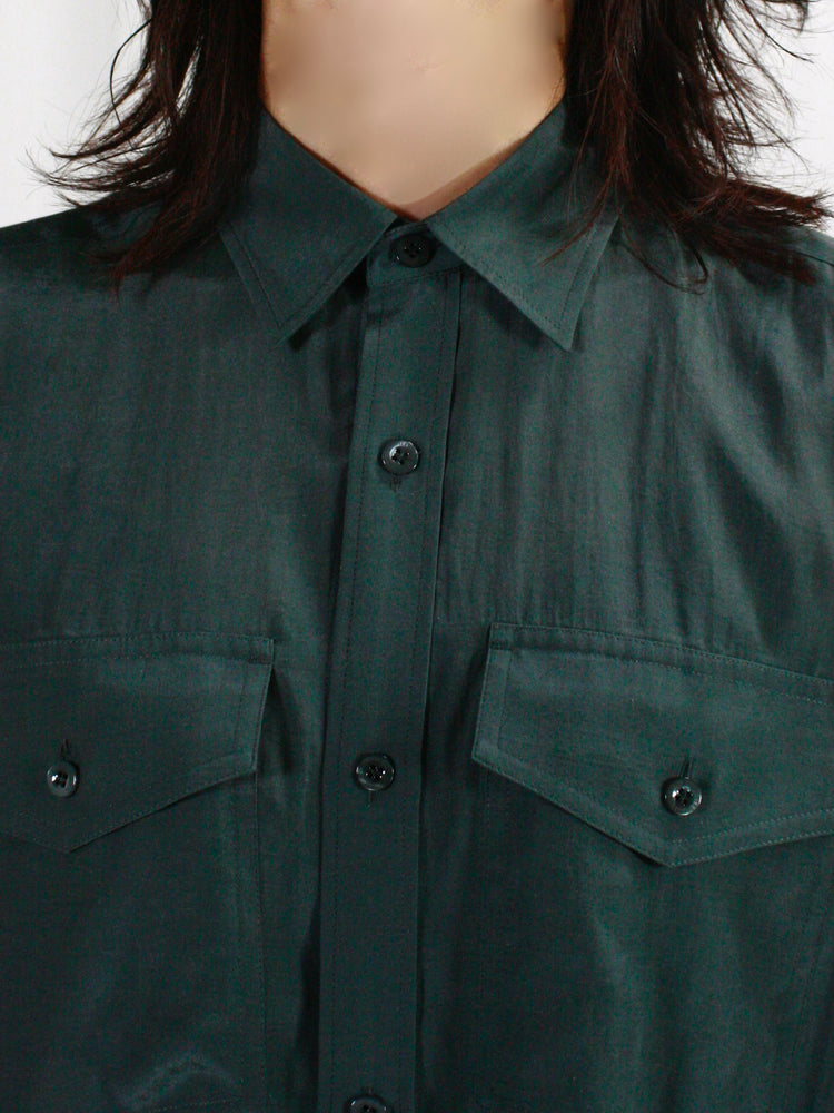 HYKE / TA/C LAWN DRESS / OLIVE DRAB / 16239