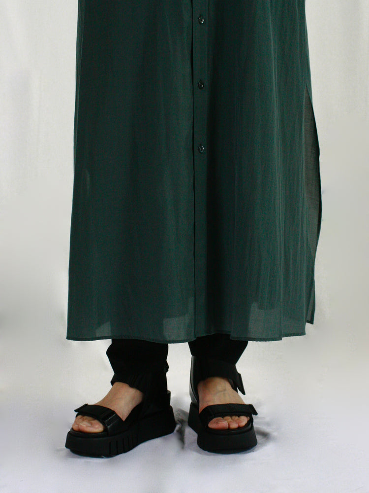 HYKE / TA/C LAWN DRESS / OLIVE DRAB / 16239