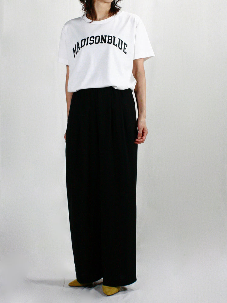 MADISONBLUE / COLLEGE LOGO TEE / WHITE / MB251-7702
