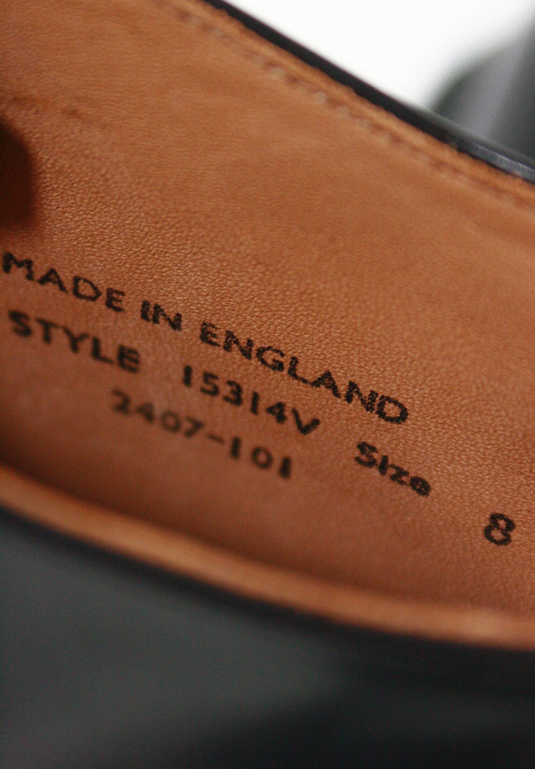 JOHN MOORE / TOE STRAP BOOTS CREPER SOLE / BLACK /