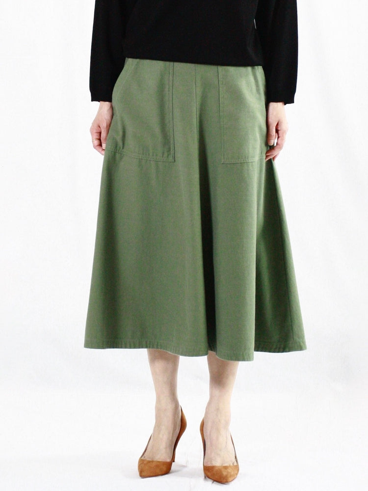 MADISONBLUE / FATIGUE FLARE SK L.oz BS / KHAKI / MB251-6702