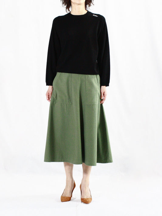 MADISONBLUE / FATIGUE FLARE SK L.oz BS / KHAKI / MB251-6702