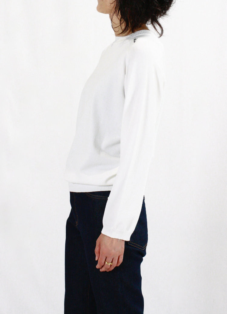 MADISONBLUE / HELLO CREW NECK PO / WHITE / MB000-8001