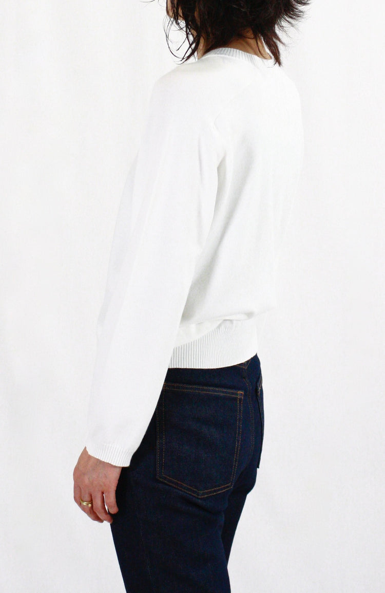 MADISONBLUE / HELLO CREW NECK PO / WHITE / MB000-8001