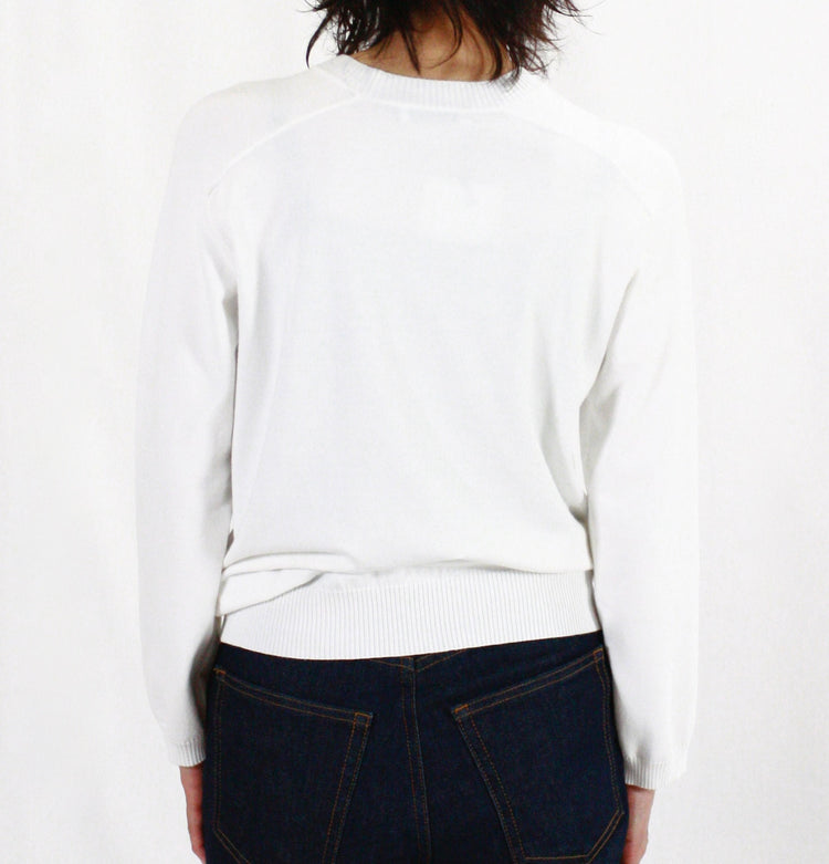 MADISONBLUE / HELLO CREW NECK PO / WHITE / MB000-8001
