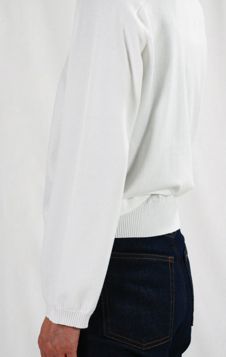MADISONBLUE / HELLO CREW NECK PO / WHITE / MB000-8001