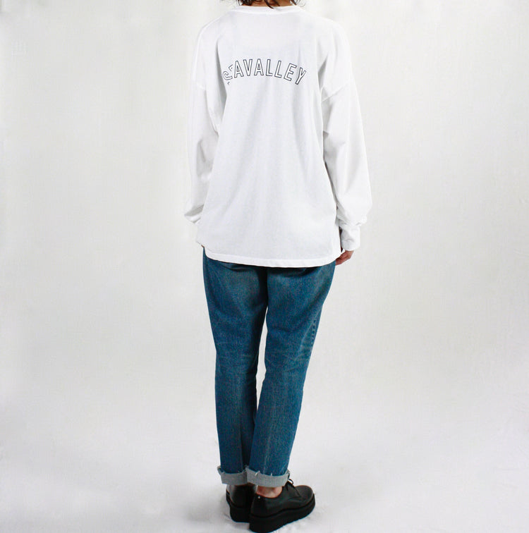 SEA / GRAPHIC L/S TEE(SEAVALLEY BACK PRINT)・MILK・