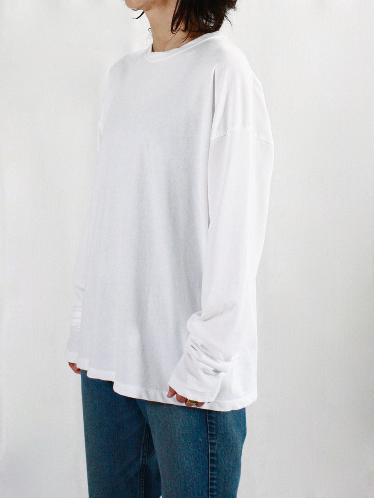 SEA / GRAPHIC L/S TEE(SEAVALLEY BACK PRINT)・MILK・