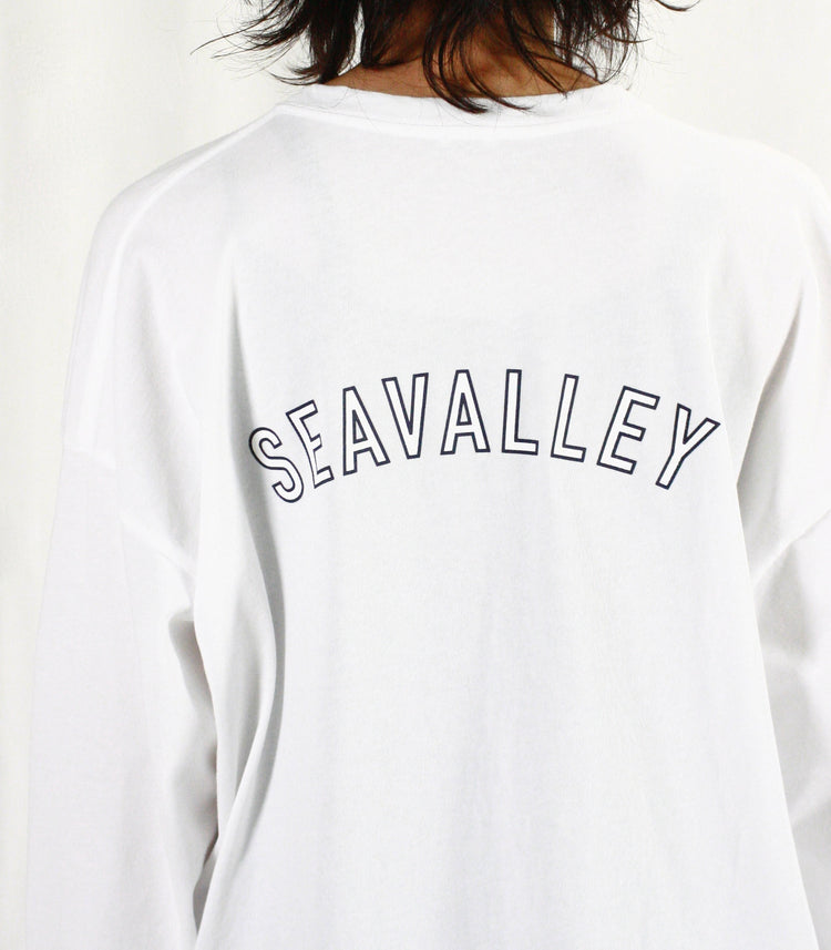 SEA / GRAPHIC L/S TEE(SEAVALLEY BACK PRINT)・MILK・