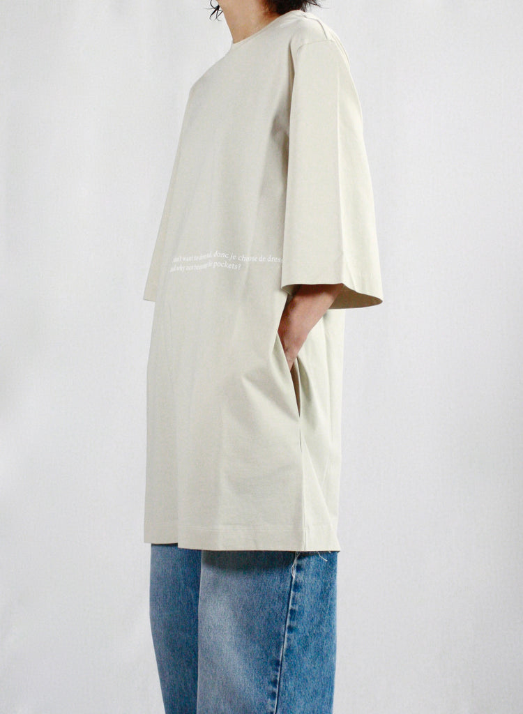 MM⑥ Maison Margiela / Mini DRESS・Chaill (beige系)