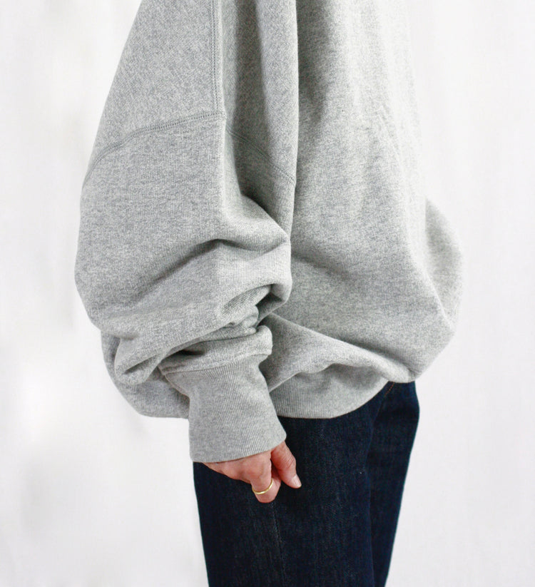 INSCRIRE / Asymmerty Sweat Shirt / GRAY / 124AW-BC88