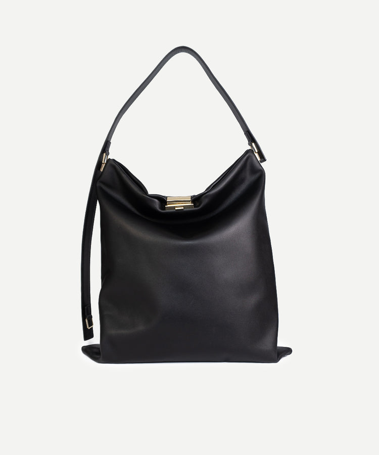 PUNTI. / GRAFT-TOTE (L ) / BLACK / P-019