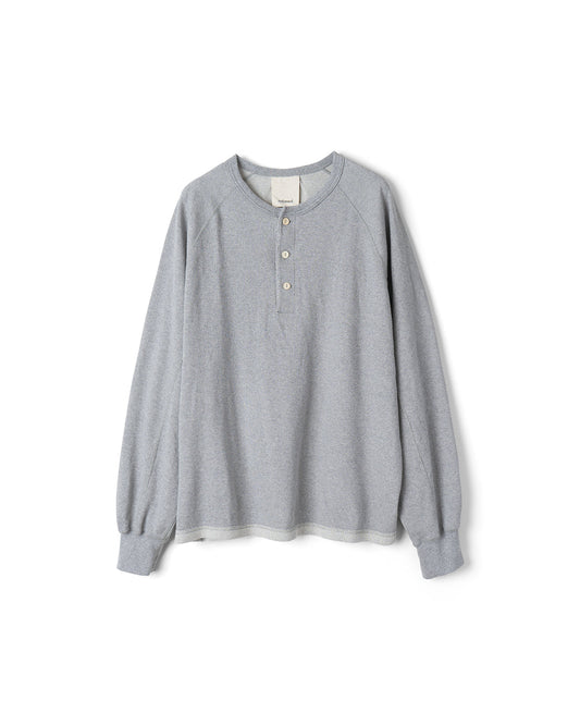 refomed / WASTE HENRY NECK TEE / GREY / RECU-035