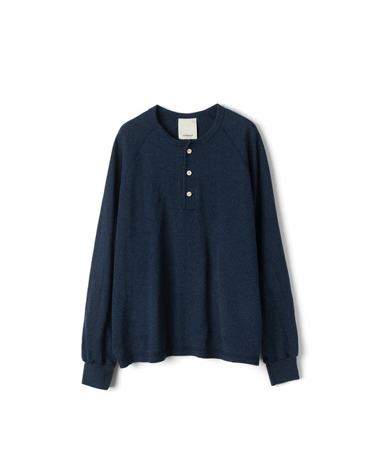 refomed / WASTE HENRY NECK TEE / NAVY / RECU-035