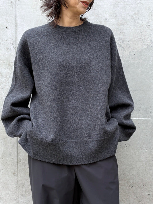 ENFÖLD / REVERSIBLE PULLOVER / C.GRAY / 300IA270-2491